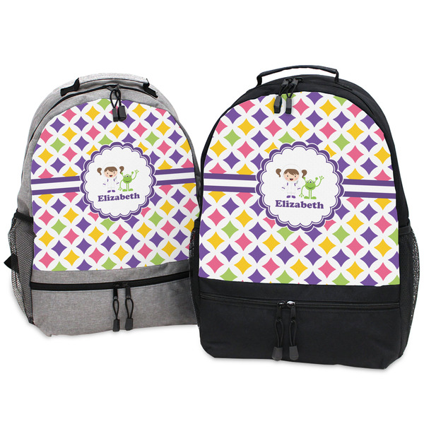 Girls Astronaut Large Backpacks - Both