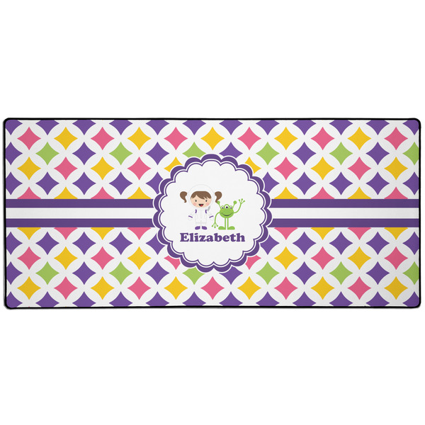 Custom Girls Astronaut Gaming Mouse Pad (Personalized)