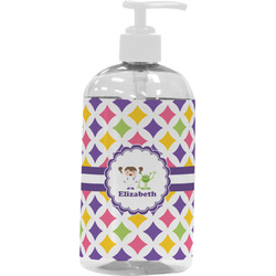 Girls Astronaut Plastic Soap / Lotion Dispenser (16 oz - Large - White) (Personalized)