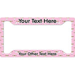 Girls Astronaut License Plate Frame (Personalized)