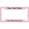 Girls Astronaut License Plate Frame - Style A