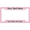 Girls Astronaut License Plate Frame - Style A (Personalized)