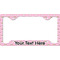 Girls Astronaut License Plate Frame - Style C (Personalized)