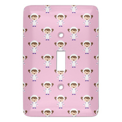 Girls Astronaut Light Switch Cover (Personalized)