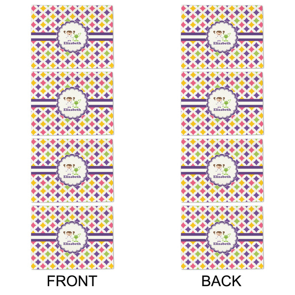 Girls Astronaut Linen Placemat - APPROVAL Set of 4 (double sided)