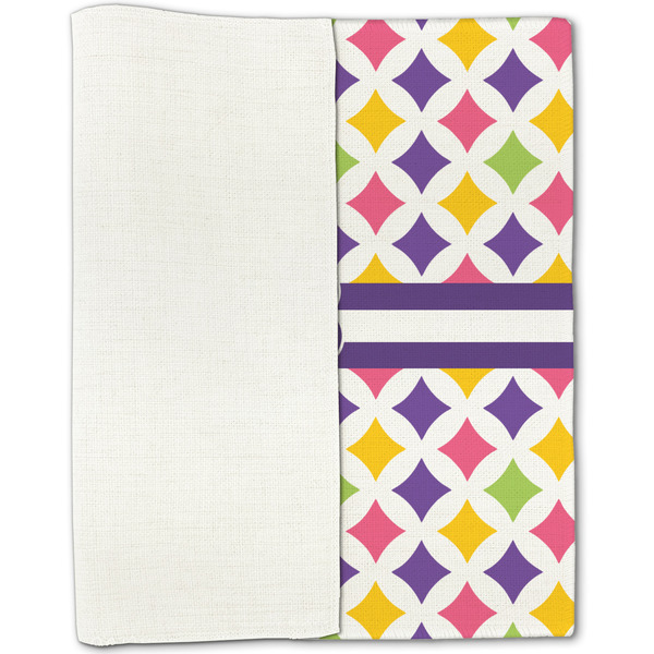 Girls Astronaut Linen Placemat - Folded Half