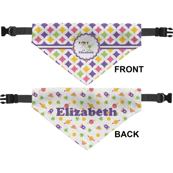 Girls Astronaut Medium Dog Bandana Approval