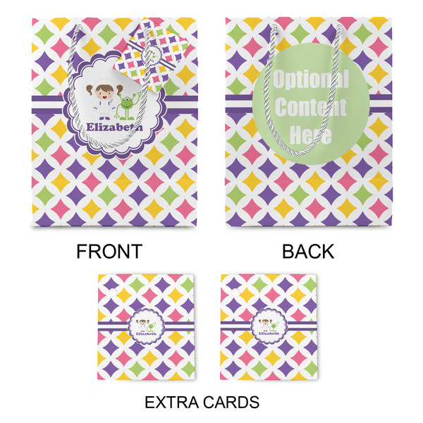 Girls Astronaut Medium Gift Bag - Approval