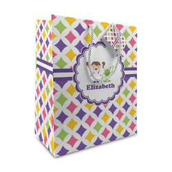 Girls Astronaut Medium Gift Bag (Personalized)