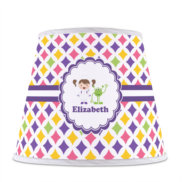 Girls Astronaut Poly Film Empire Lampshade - Front View