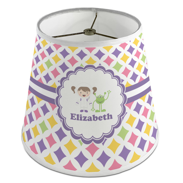 Custom Girls Astronaut Empire Lamp Shade (Personalized)