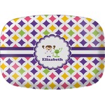 Girls Astronaut Melamine Platter (Personalized)