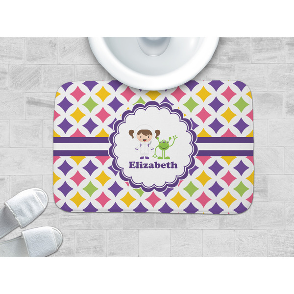 Girls Astronaut Memory Foam Bath Mat - LIFESTYLE 34x21