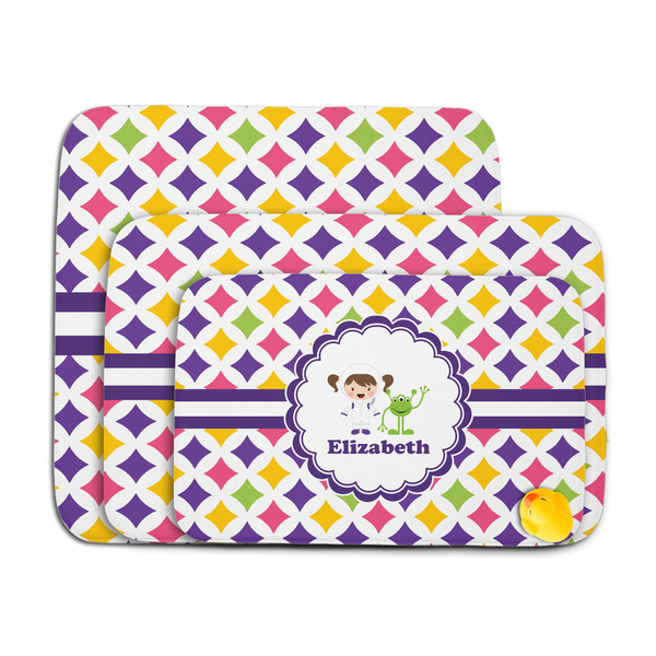 Girls Astronaut Memory Foam Bath Mat - MAIN PARENT