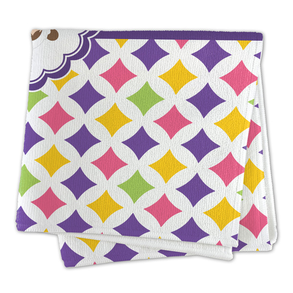 Girls Astronaut Microfiber Dish Rag - FOLDED (square)