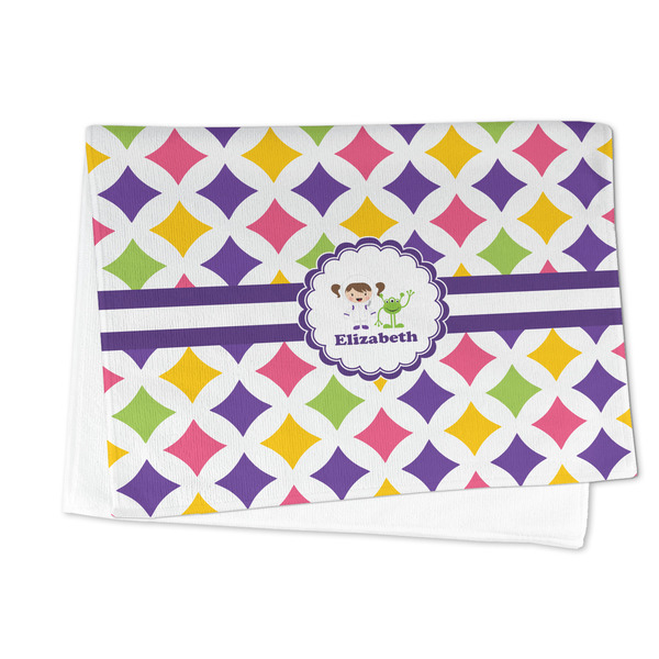 Girls Astronaut Microfiber Dish Towel - FOLDED HALF