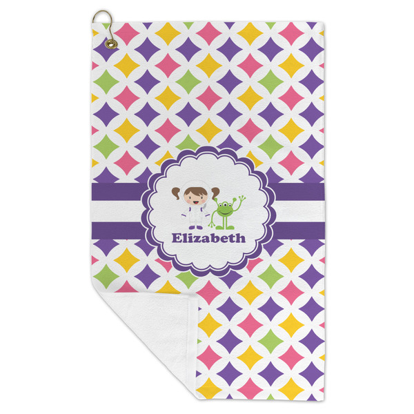 Girls Astronaut Microfiber Golf Towels - FOLD