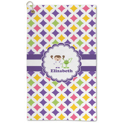 Girls Astronaut Microfiber Golf Towel - Large (Personalized)