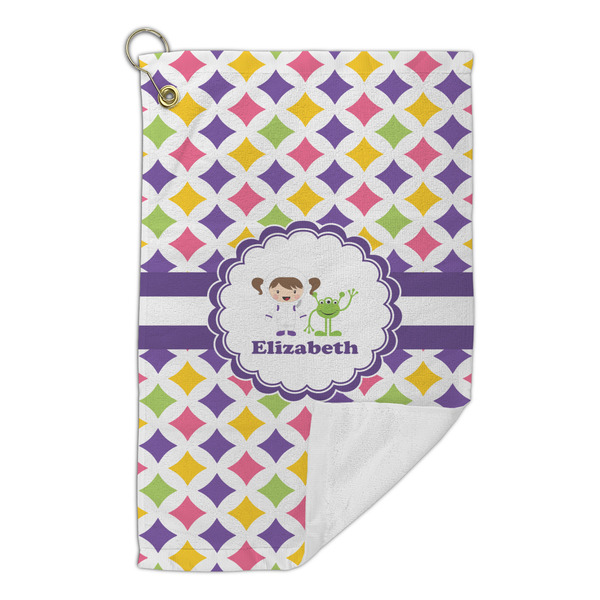 Girls Astronaut Microfiber Golf Towels Small - FRONT FOLDED