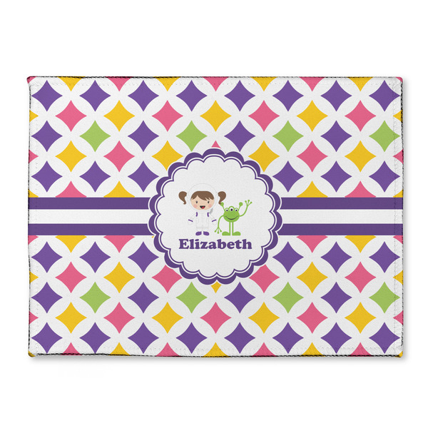 Custom Girls Astronaut Microfiber Screen Cleaner (Personalized)