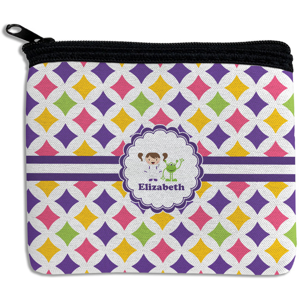 Custom Girls Astronaut Rectangular Coin Purse (Personalized)