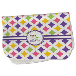 Girls Astronaut Burp Cloth - Fleece w/ Name or Text