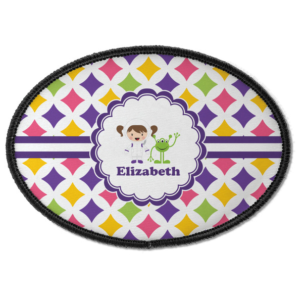 Girls Astronaut Oval Patch