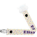 Girls Astronaut Pacifier Clip (Personalized)