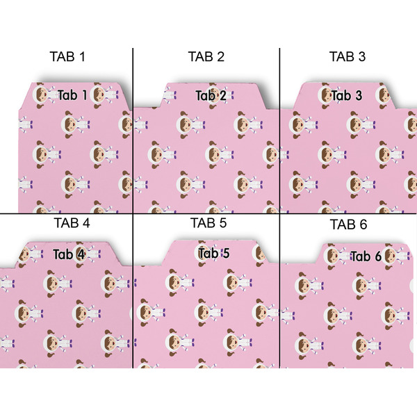 Girls Astronaut Page Dividers - Set of 6 - Approval