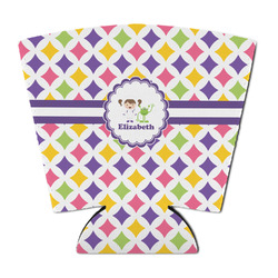 Girls Astronaut Party Cup Sleeve - with Bottom (Personalized)