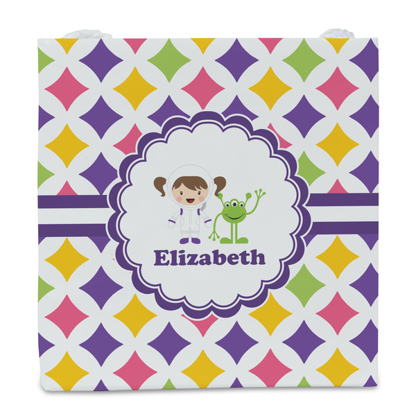 Girls Astronaut Party Favor Gift Bag - Matte - Front