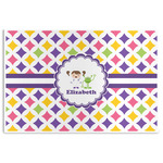 Girls Astronaut Disposable Paper Placemats (Personalized)