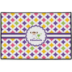 Girls Astronaut Door Mat - 36"x24" (Personalized)