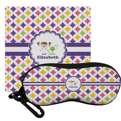 Girls Astronaut Eyeglass Case & Cloth (Personalized)