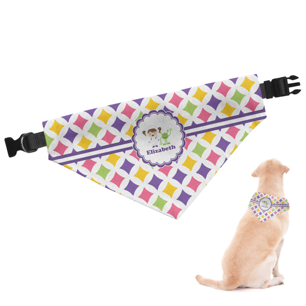 Custom Girls Astronaut Dog Bandana (Personalized)