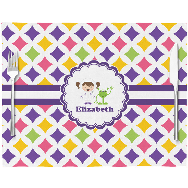 Girls Astronaut Placemat with Props