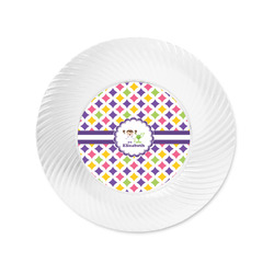 Girls Astronaut Plastic Party Appetizer & Dessert Plates - 6" (Personalized)