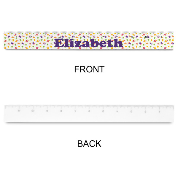 Girls Astronaut Plastic Ruler - 12" - APPROVAL