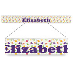 Girls Astronaut Plastic Ruler - 12" (Personalized)