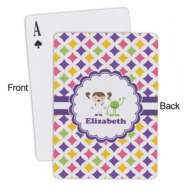 Girls Astronaut Playing Cards - Approval