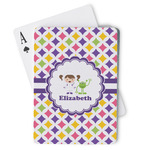 Girls Astronaut Playing Cards (Personalized)
