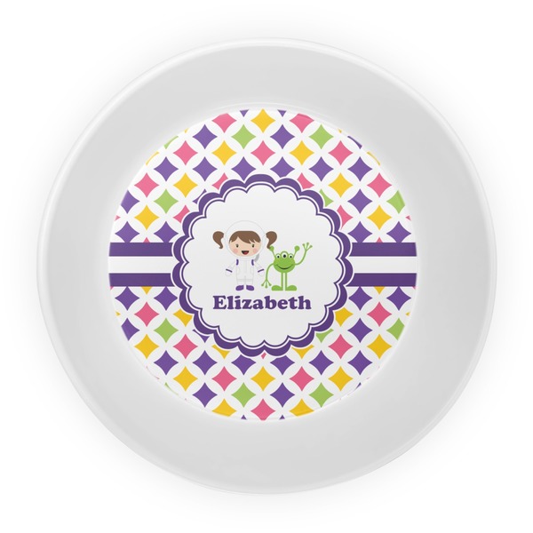 Girls Astronaut Melamine Bowl - Center