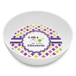 Girls Astronaut Melamine Bowl - 8 oz (Personalized)