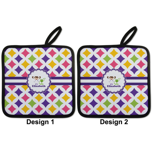 Girls Astronaut Pot Holders - Set of 2 APPROVAL