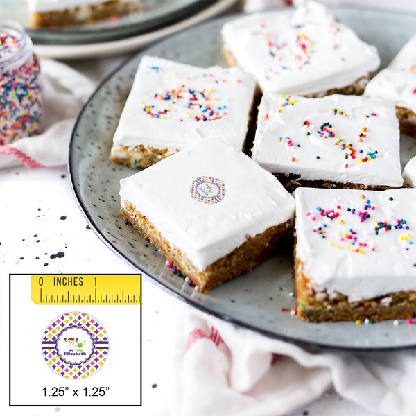 Girls Astronaut Printed Icing Circle - XSmall - In Context