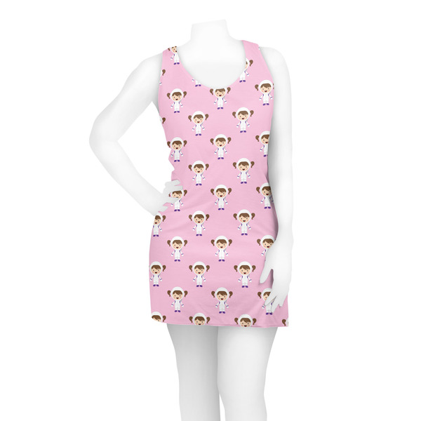 Girls Astronaut Racerback Dress - On Model - Front