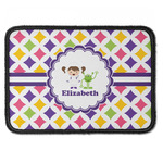 Girls Astronaut Iron On Rectangle Patch w/ Name or Text