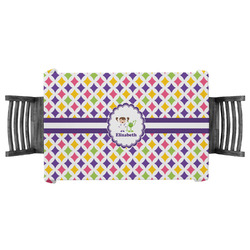 Girls Astronaut Tablecloth - 58"x58" (Personalized)