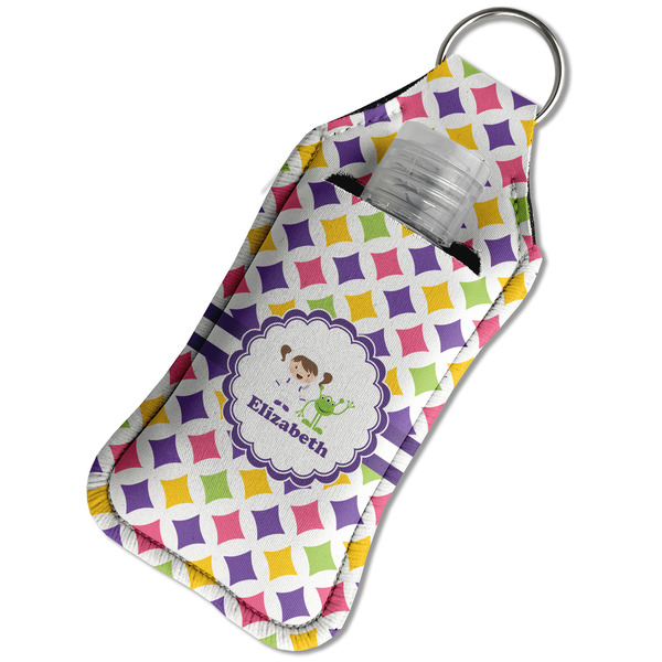 Girls Astronaut Sanitizer Holder Keychain - Large in Case