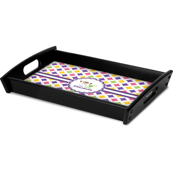 Girls Astronaut Serving Tray Black - Corner